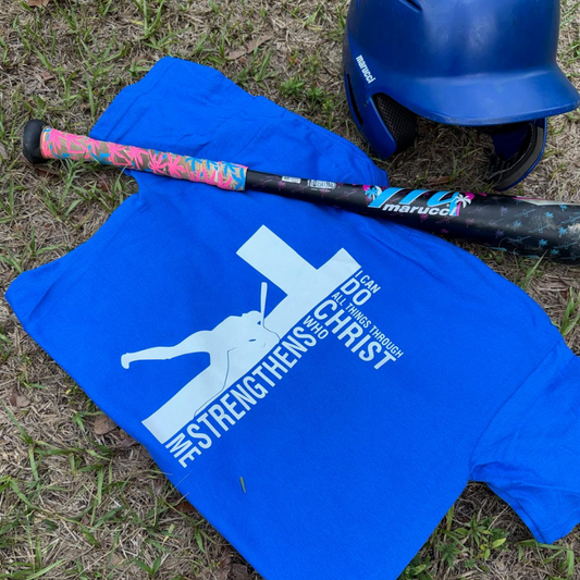 Baseball Philippians 4:13 tee (youth)