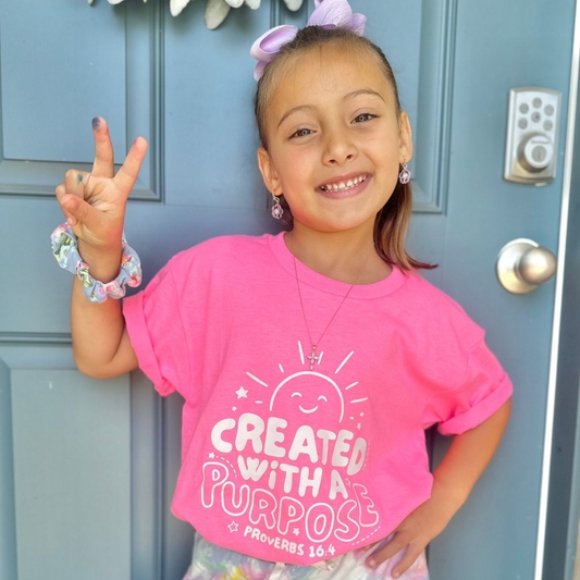 Created with a purpose tee (youth)