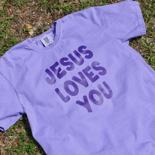 JLY violet tee