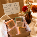 The Harvest Flight | 5 Full-Size Fall Soaps + Soap Saver Exfoliating Bag