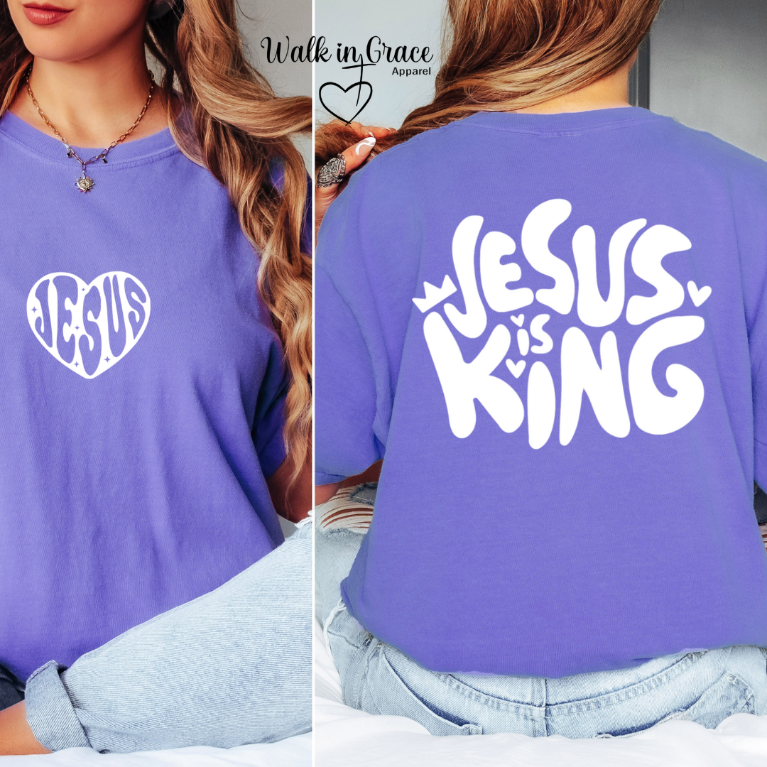 Jesus is King tee