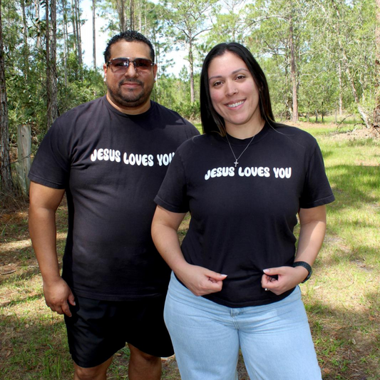 Jesus loves you tee