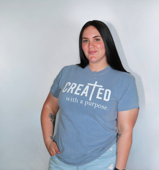 Created with a purpose tee